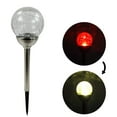 thumbnail image 2 of Alpine Corporation Solar Glass Ball Stake with Landscape & Walkway Lights, 4 Pack, 2 of 2