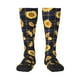 thumbnail image 1 of Balery Royal Blue Plaid Sunflower Calcetines novedosos Calcetines deportivos Calcetines hasta la rodilla Calcetines de algodón Calcetines originales y geniales, 1 of 6