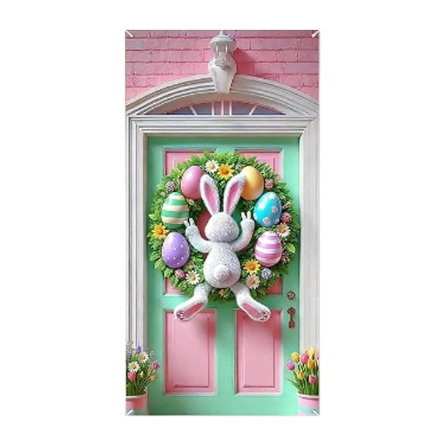 zhangmingg Rideau de Porte Décoration Suspendue Festive pour Fête de Printemps