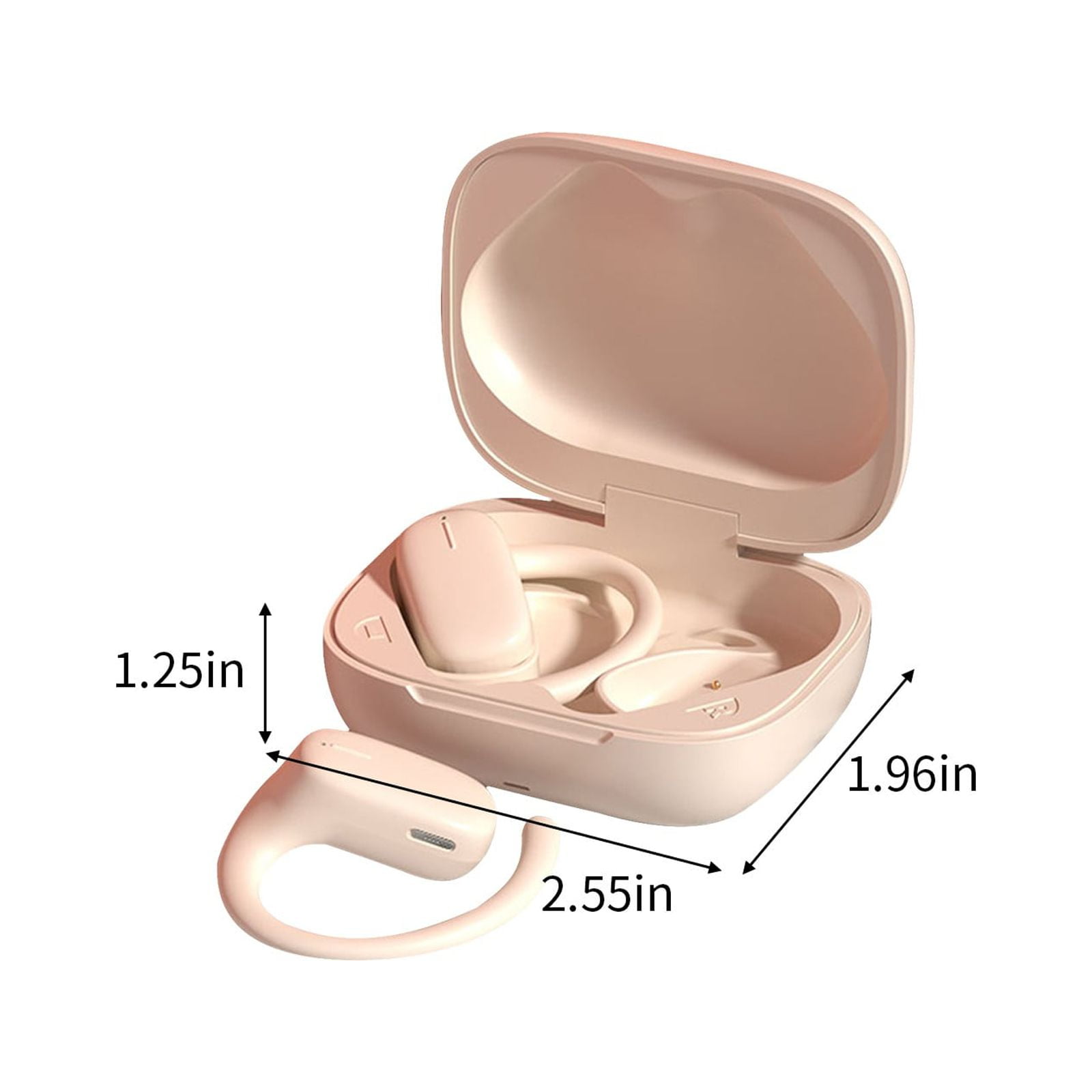 Up to 65% off Ear Mounted Non In Ear Bluetooth 5.3 Ultra Long Battery Life Call Noise Reduction Wireless Bluetooth Earphones,Power Display,For Sports/Working