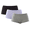 Black Soot, Sheer Romance, Wild Sage, variant on No Boundaries Cotton and Pointelle Boyshort Panties, 3-Pack, Women's XS-XXXL