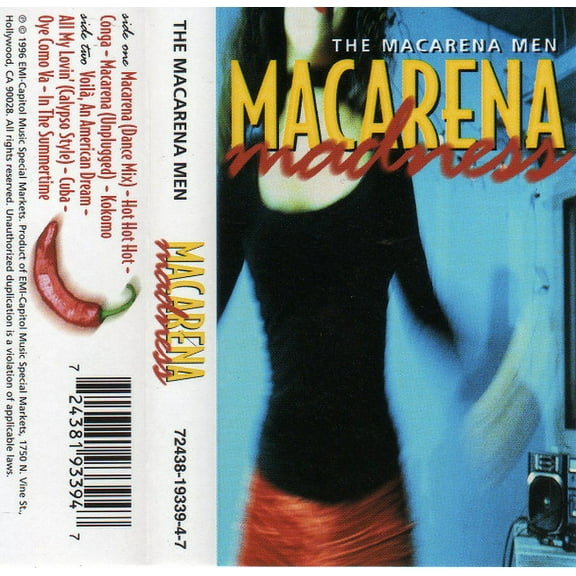 Macarena Men - Macarena Madness (Cassette) (New)
