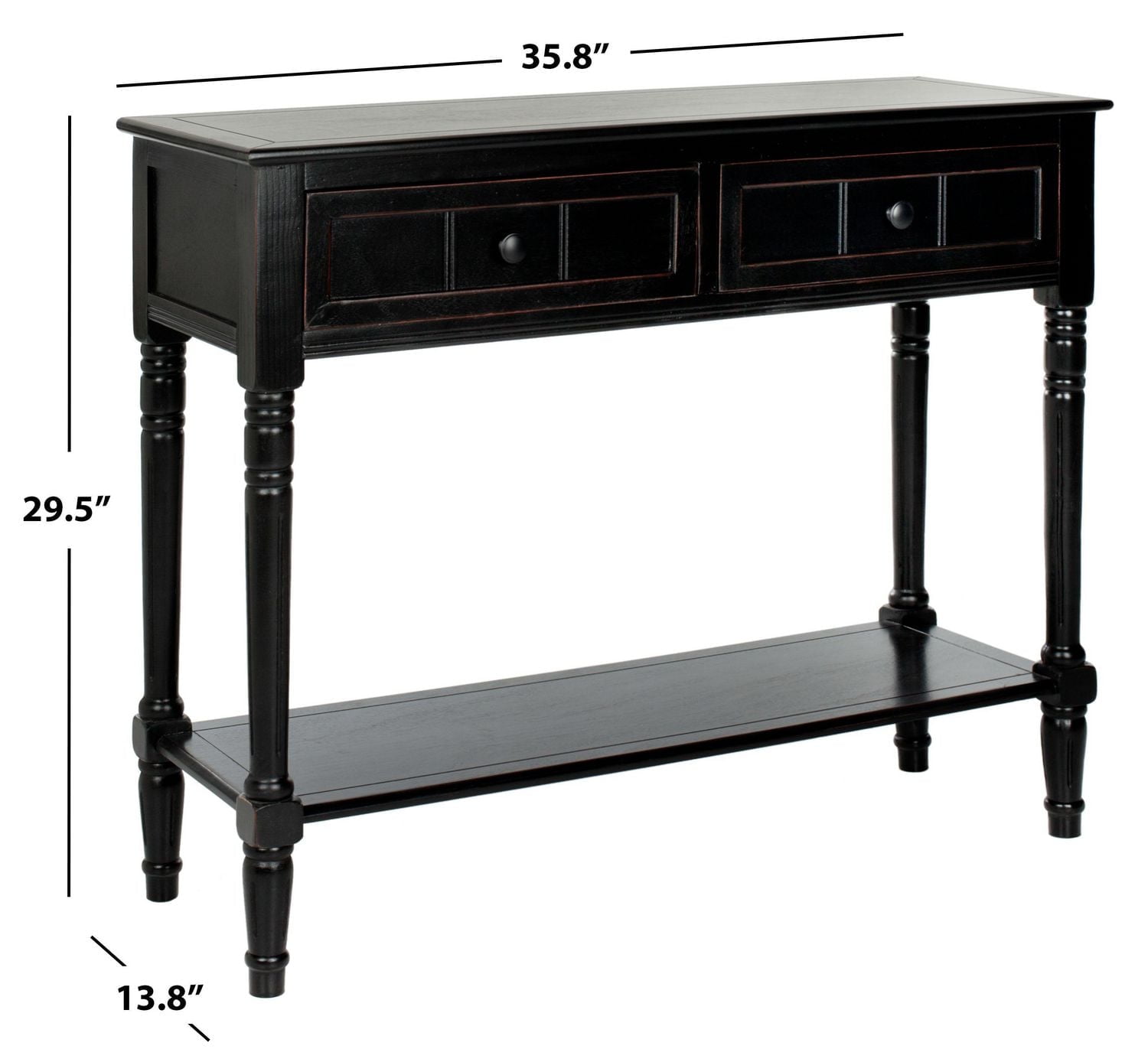 SAFAVIEH Samantha Contemporary Console with Two Drawers