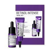 SOME BY MI Retinol Intense Trial Kit - Serum and Eye Cream, 0.33Oz - Mild Korean 0.1% Retinol Face Serum and Eye Cream for Beginner - Skin Texture, Elasticity and Under Eye Care - Korean Skin Care C3