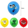 thumbnail image 4 of Juego de Minecraft, suministros de decoración para fiesta de cumpleaños, globos, pancarta, juego de adornos para tartas, 4 of 5