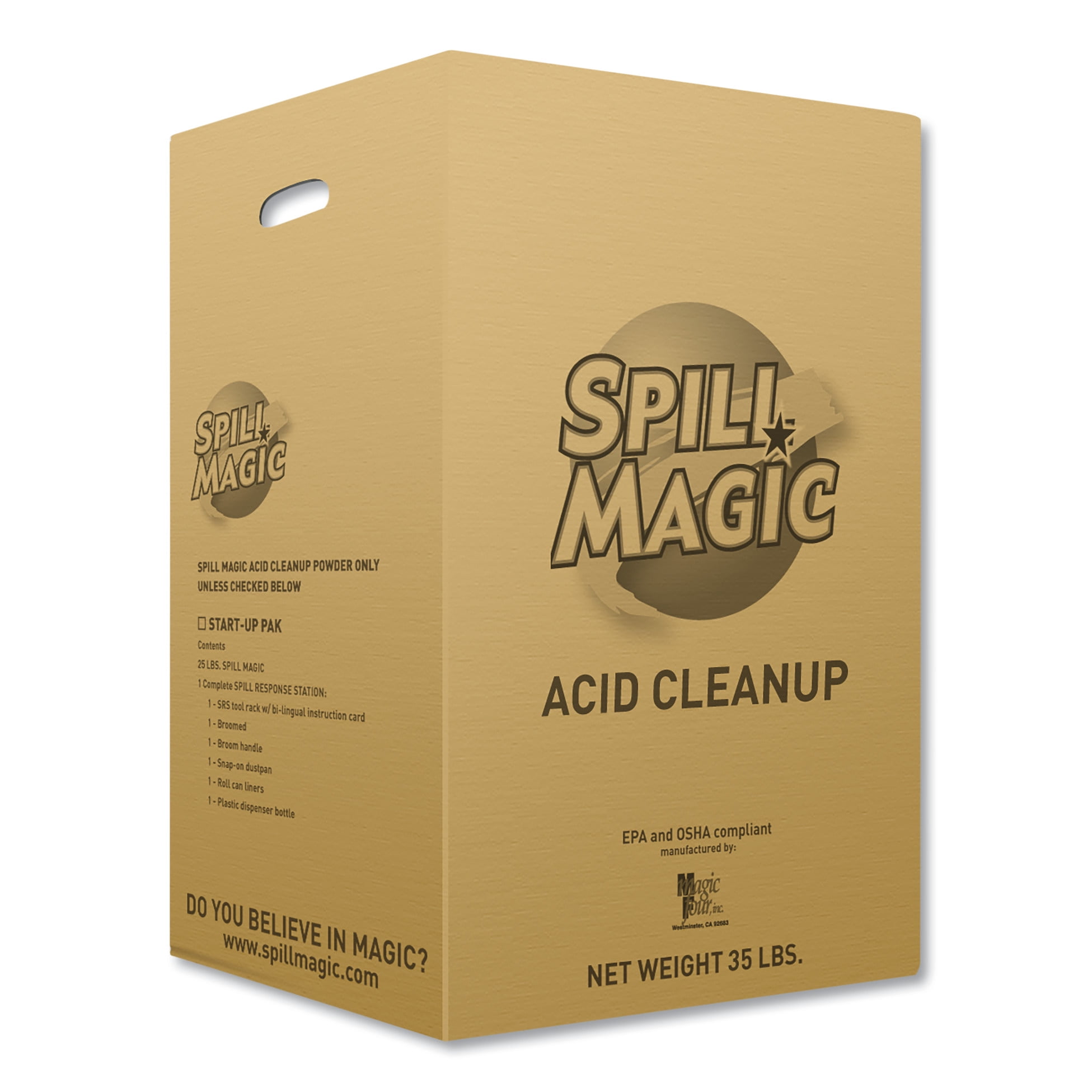 Spill Magic Sorbent, 25 lbs FAOSM103