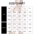 thumbnail image 7 of Czanzd Women Striped Two-Piece Outfit Shirt and High Waist Shorts Loungewear Set,Pink,XL, 7 of 7