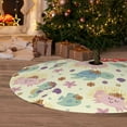 thumbnail image 5 of KLL 48" Christmas Tree Skirt Turtle Crab Sea Horse Xmas Tree Skirts Mat for New Year Xmas Holiday Party Indoor Outdoor Home Decoration, 5 of 5