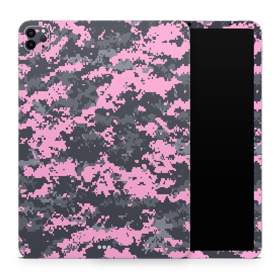 DesignSkinz Light Pink and Gray Digital Camouflage Full-Body Skin Decal Wrap Cover for iPad (A1219/A1337)