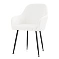 thumbnail image 1 of Funda para sillón alto elástica de vellón para comedor de hotel y hogar Funda para sillón con reposabrazos multifuncional, 1 of 6