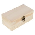 thumbnail image 1 of Decorative Boxes Wooden Box Jewelry box Wood Handmade Box Wooden Unfinished Storage Box with Lid -, 1 of 8