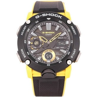 Casio G-Shock Analog-Digital World Time 200m Black/Yellow Resin