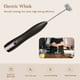 thumbnail image 3 of Whipper Leche Handheld Frother Electric Acero Inoxidable USB Recargable 3 Velocidades Mini Ajustables 14000 Rpm 1500 MAh Con Cabezas Tipo C/2/soporte para Leche/capuchino/chocolate Caliente, 3 of 6