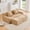 Camel, variant on Soft Teddy Fabric Boneless Sofa,Anti-Slip Design,Assembly Chaise Lounge Curved Armrests Ergonomic Support 32D High Density Sponge,For Living Rooms Bedrooms,Camel