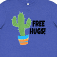 thumbnail image 4 of Inktastic Free Hugs with Cactus Plant Youth T-Shirt, 4 of 5