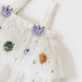 thumbnail image 6 of Zanarzt Flower Girl Dresses Toddler Baby Girls Shiny Tutu Dress Princess Birthday Party Pageant Flower Girl Wedding Backless Dresses Light Gray,3-4 Years, 6 of 6