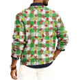 thumbnail image 3 of Funny Christmas Tshirts Men Male Ugly Christmas Sweater Light Green S, 3 of 4