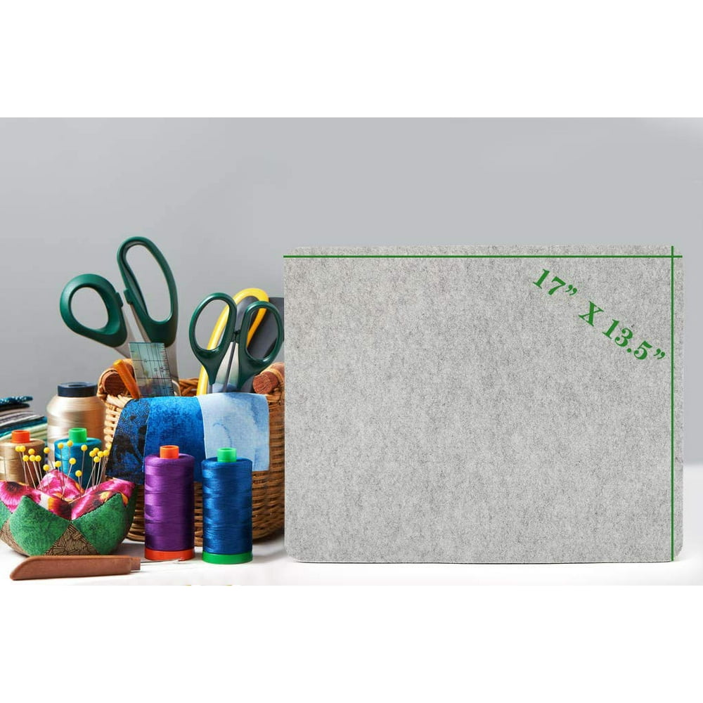17''x 13.5'' Wool Ironing Mat for Quilting, 100 Wool from New Zealand, Portable Felted Wool