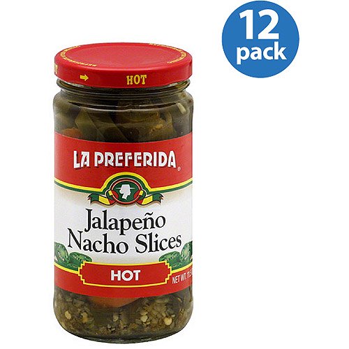 La Preferida Hot Jalapeno Nacho Slices, 11.5 oz, (Pack of 12) Walmart