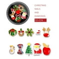 thumbnail image 1 of Iumwxz Santa Claus Snowflake Gift Alloy Pearl Mixed Nail Rhinestone, 1 of 2