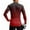 Deep Red, variant on Mens Cycling Jersey Cycling Shirt Long Sleeve Bike Riding Shirt, Trendy Gradient Ombre Sportswear with 3 Rear Pockets, Moisture Wicking Breathable Quick Dry Biking Shirt