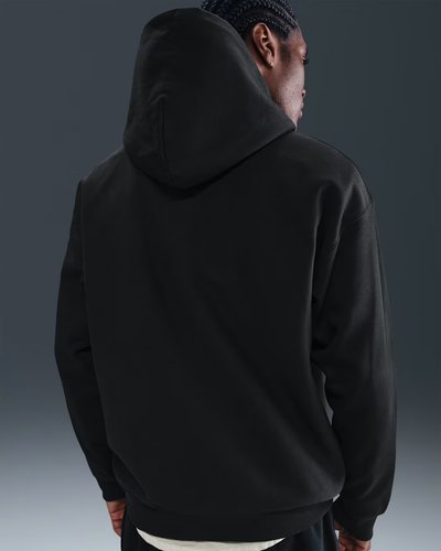 Nike Men's Solo Swoosh Pullover Hoodie Black photo 2