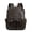 Brown, variant on Business Men and Women PU Leather Backpack Laptop Waterproof Backpack Travel Commuter Lightweight Backpack
