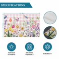 thumbnail image 6 of Wildflowers Placemats Set of 6, Spring Watercolor Tulip Floral Leaf Pink Plaid Placemats for Dining Table, Place Mats for Kitchen Tabletop, Waterproof Wipeable Dining Table Mats Set, 6 of 9