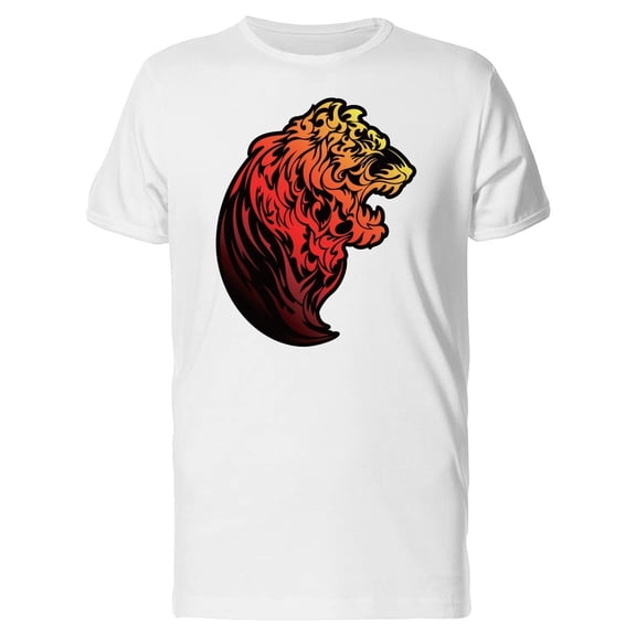 Colored Sketch Of A Tribal Tiger Tee Men's -Image by Shutterstock
