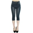 thumbnail image 2 of Clothing Women's Jeans Slim Denim Printed Bottom Pants High Waist Casual Seven Pants Female Women Blendingpants, 2 of 3