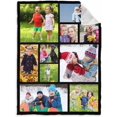 thumbnail image 3 of AISENIN Customized Photo Collage Flannel Throw Blanket with Text Custom 10 Photos Blanket Personalized Gifts for Wife Friend Mom Couple Grandma Pet for Birthday Anniversary Christmas, 3 of 5