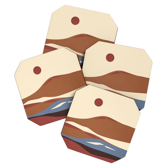 Society6 Viviana Gonzalez Western Desert Vibes 2 Set of 4 Coasters
