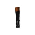 thumbnail image 2 of Tommy Hilfiger Ionni Black1 Tan Almond Toe Buckle Detailed Knee High Riding Boot (BLACK TAN, 7.5), 2 of 6