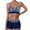 Dark Blue, variant on Bigersell Women Swimsuits with Boy Shorts, Tankinis Sets, Soft Cup Bra and Drawstring Elastic Waist Shorts Striped Print Two Piece Bathing Suits Swimwear for Beach & Pool Dark Blue 3XL