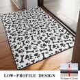 thumbnail image 3 of Paw Prints and Bones Door Rugs,Washable Non Slip Door Mats Indoor,Decorative Door Mats,Entry Mat Indoor for Entrance,Bedroom,Kitchen,Bathroom,20"x32", 3 of 6