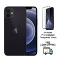 thumbnail image 1 of Refurbished Apple iPhone 12 Mini A2176 (Fully Unlocked) 256GB Black (Grade B) w/ Pre-Installed Tempered Glass, 1 of 4
