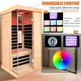 thumbnail image 4 of Single Person Compact Home Sauna Kit with Hemlock Wood Aroma, Efficient Heating System & Easy DIY Installation for Personal Relaxation in Small Spaces, 4 of 7