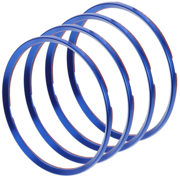 4 Pcs Hubcap Decorative Ring Tires Car Tire Tyre Cap Ring Tyre Accessories Hub Cap Ring Car Hub Cover Trim