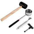 thumbnail image 2 of Kit de abridor de cocos de acero inoxidable, kit de abridor de cocos, kit de abridor de cocos, juguetes para gatear, juguete de pollo interactivo con sensor de presión por inducción infrarro, 2 of 5