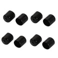 thumbnail image 1 of Unique Bargains 8Pcs 16mm Inner Dia PVC Flexible Vinyl End Cap Screw Thread Protector Cover Black, 1 of 4