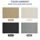 Subrtex Waffle Weave Bathroom Rug, Non Slips Bath Mat, Absorbent ...