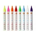 thumbnail image 2 of Byikun 8pc Colorful Luminous Highlighter Set - DIY Water-based Glow-in-the-Dark Markers for Hand Drawing, Student Graffiti, and Craft Projects, 10ml Each, Absorb Light for Long-lasting Glow, 2 of 7
