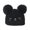 Black, variant on NOKIO Kids Christmas Sweater Hat Toddler Christmas Pom Pom Hat Children's Knit Hat Woolen Hat Winter Double Hairball Woolen Hat Pullover Hat Girl Children's Cartoon Knit Hat Cute Bear