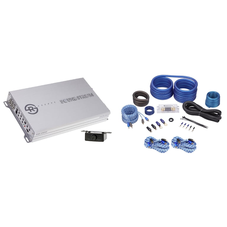 SOUNDSTREAM RS5.4500D 4500 Watt 5-Channel Car Stereo Amplifier+Amp
