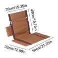 thumbnail image 3 of Weloille Chaise de Camping Pliante d'Extérieur, Chaise Longue de Plage Portable en Alliage d'Aluminium, Fauteuil Inclinable de Pelouse à Dossier Réglable, Siège d'Extérieur Confortable pour Jardin, Camping, Plage, Patio et Activités sur Pelouse, 3 of 6