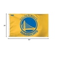 thumbnail image 2 of Golden State Warriors Deluxe 3x5 Flag, 2 of 2