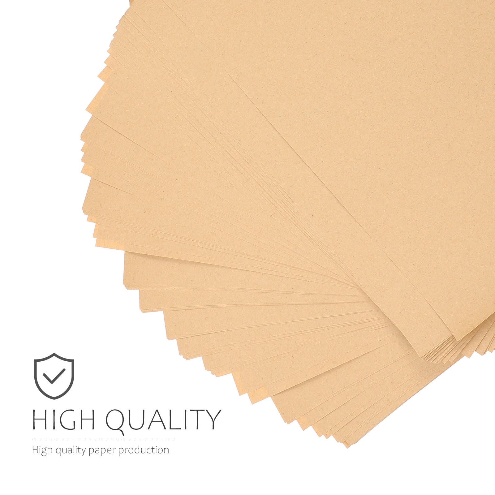 WHAMVOX  100 Pcs Scrapbooking Brown Kids Drawing Painting Paper Child