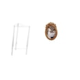 thumbnail image 1 of Mesita De Noche Minimalista De Acrílico Transparente Con Marco De Fotos De Resina Ornamentado, Soporte Decorativo Para Exhibición De Mesa Para Sala De Estar Moderna, Dormitorio, Hogar,, 1 of 8
