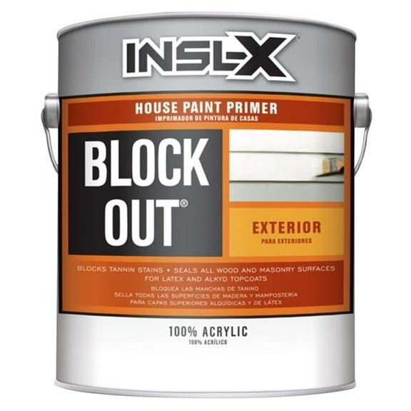 Insl-X TB2100099-01 Primer Block Out White Flat Acrylic 1 gal White