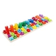 thumbnail image 1 of Montessori Wood blocks of number Clasificación Puzzle Tablero Juguetes De Aprendizaje Estilo_3 Macarena Juguetes de apilamiento matemático, 1 of 6